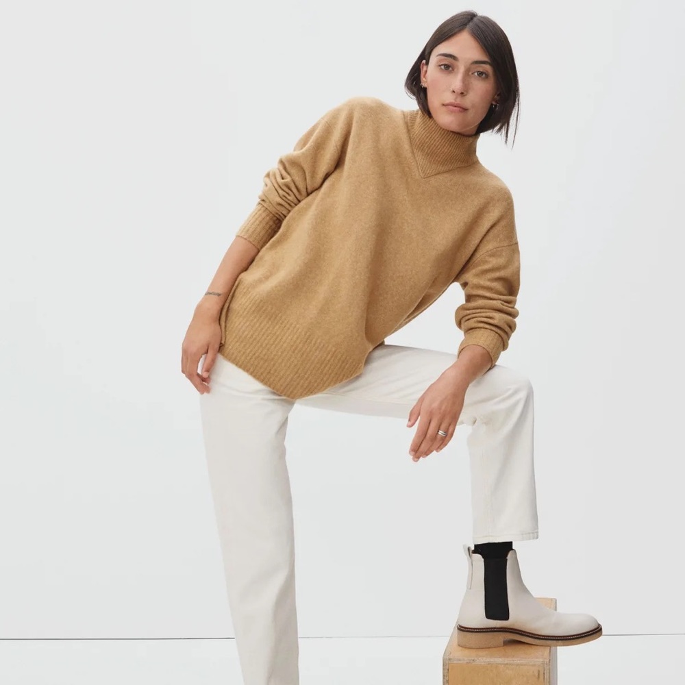 Everlane Cozy stretch pullover NWT Medium